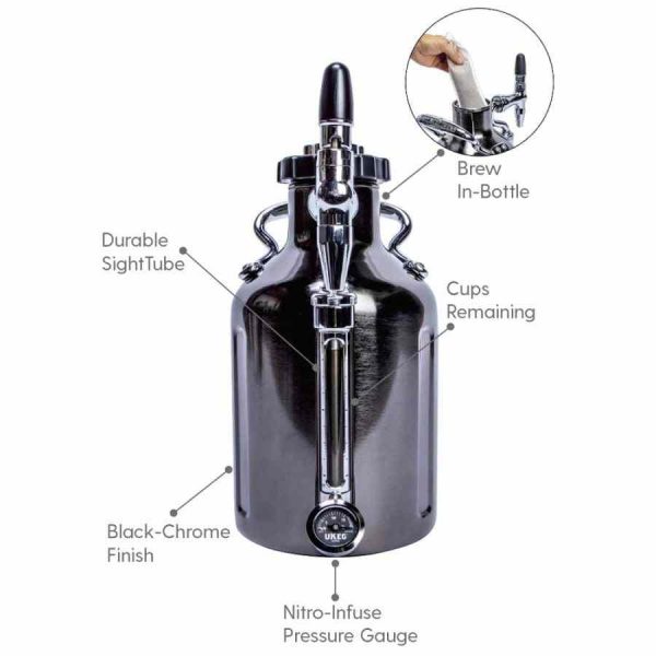 Cafeteira GrowlerWerks uKeg Nitro Cold Brew - Desfrute do melhor café gelado em casa com estilo e qualidade. Compre online agora!