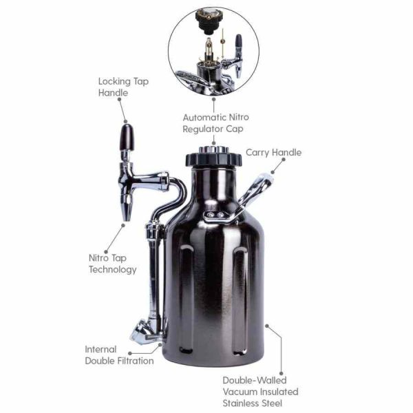 Desfrute do melhor café gelado com a Cafeteira GrowlerWerks uKeg Nitro Cold Brew - Compre online hoje!