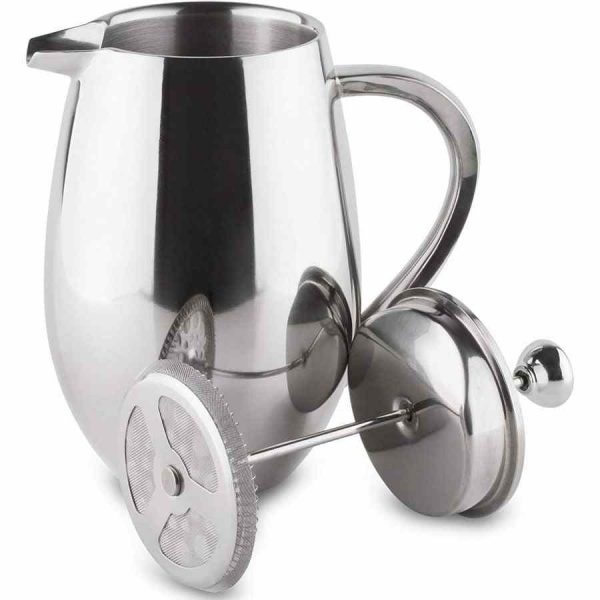 Cafeteira Francesa Grunwerg Dupla Parede Isolada - Design elegante para café perfeito. Aproveite o melhor sabor em casa!