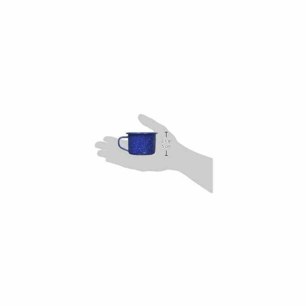 Copos de esmalte GSI ao ar livre para desfrutar de bebidas ao ar livre. Leve e durável. Perfeito para acampar e atividades ao ar livre. 4 fl. oz.