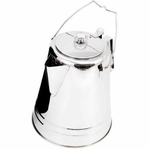 Filtro de café em aço inoxidável GSI Outdoors Glacier para café aromático e fresco em casa ou ao ar livre. Ideal para os amantes de café exigentes.