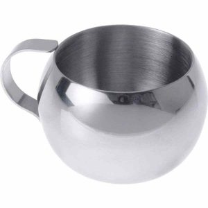 Xícara de café expresso de aço inoxidável de parede dupla GSI Outdoors Glacier - Resistente e elegante para apreciar o seu café favorito.