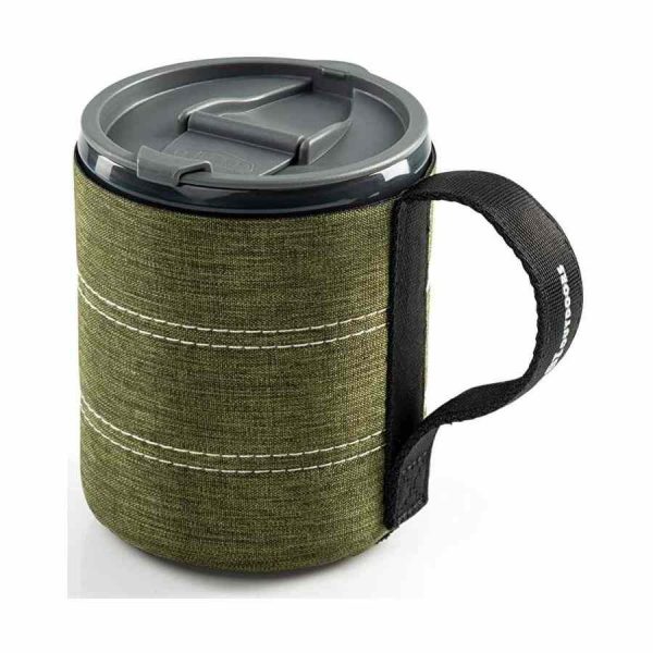 Caneca GSI Outdoors Infinity Backpacker - Ideal para campismo e aventuras ao ar livre. Leve e durável. Energia positiva em cada gole!