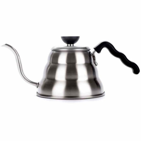 Chaleira Hario Buono em Aço Inoxidável de 1 litro, design elegante para um delicioso café. Produto premium para sua cozinha!