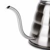 Chaleira Hario Buono em Aço Inoxidável 1,2 l (0,8 l) para um Chá Perfeito e Aromático - Utensílio de Qualidade Premium para Casa ou Cafetaria.