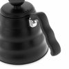 Chaleira Hario Buono em aço inoxidável 1,2 l, preta - Elegância e qualidade para suas infusões favoritas. Compre já!