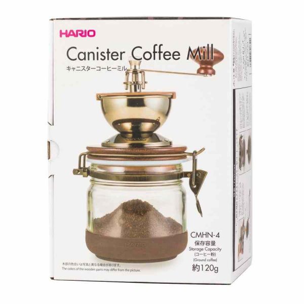 Moedor de Café Hario Canister - Enjoy a delicioso café moído na hora. Com design elegante e funcional, ideal para os amantes de café fresco.