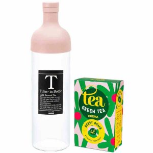 Garrafa de Chá Hario Filter-In 750 ml + Bomba Crema de Chá Verde Berry 85 g para desfrutar chás de qualidade em casa. Compre online!