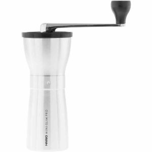Moedor de café Hario Mini Slim PRO - Moer café com precisão perfeita para sabores intensos e frescos. Adquira o seu agora!