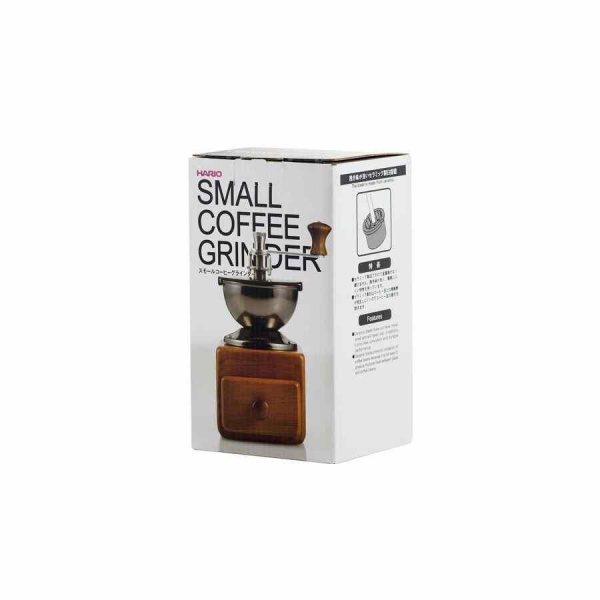 Moedor de café pequeno Hario MM-2, design elegante para moer café fresco em casa. Ideal para os amantes de café exigentes. Compre online!
