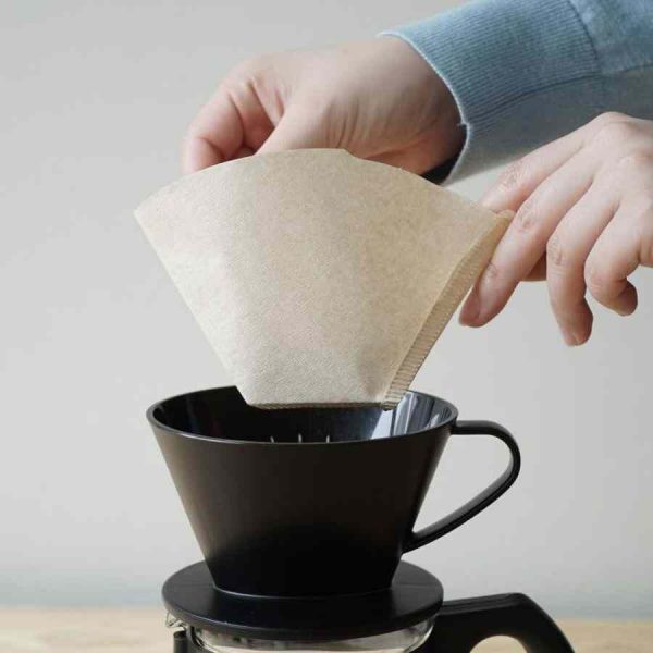 Filtros de Papel Café Marrom Hario Pegasus Tamanho 01, 100 un - Acessório premium para café fresco e aromático. Compatível com Hario V60.