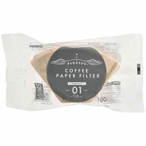 Filtros de Papel Café Marrom Hario Pegasus Tamanho 01, 100 un - A essência do café perfeito em cada filtro. Compre online e desfrute!