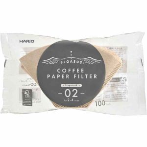 Filtros de Papel Café Marrom Hario Pegasus Tamanho 02, 100 un - Aprecie o seu café com elegância e praticidade com estes filtros premium da Hario. Ideal para os amantes de café!