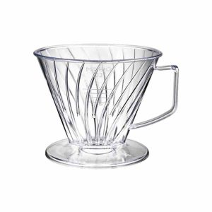 Gotejador de café Hario Pegasus tamanho 03 em plástico transparente para saborear o café perfeito em casa. Compre online!