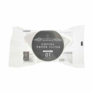 Filtros de Papel Café Hario Pegasus Tamanho 01, 100 un - Desfrute do seu café com qualidade premium, embalagem com 100 filtros. Compre agora!
