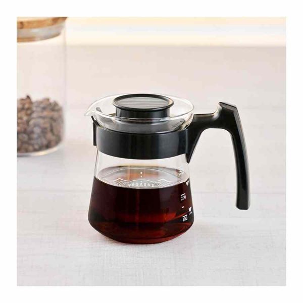 Servidor de vidro Hario Pegasus para café - Design elegante e funcional para servir o seu café com estilo. Compre online!