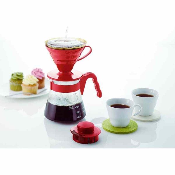 Kit Hario Pour Over V60-02, 700 ml – Sistema de Café de Qualidade Superior para Filtros Manuais. Aproveite o Café Perfeito em Casa!