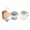 Conjunto de gotejadores de cerâmica Hario V60-02 600 ml, em branco - Aprecie o café perfeito com este conjunto de gotejadores de qualidade premium da Hario V60-02 em cerâmica.