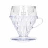 Conjunto de assistência anti-gotejamento premium para Hario V60-02, acessório de café de alta qualidade em Portugal. Evita derrames e garante café perfeito.