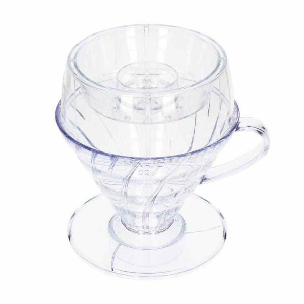Conjunto de auxílio anti-gotejamento Hario V60-02 para café, acessório premium para preparar café de qualidade. Ideal para compra online.