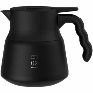 Servidor de Alta Qualidade em Aço Inoxidável Hario V60-02 PLUS 600 ml para Café filtrado - Resistente e Durável, Ideal para Café Caseiro.