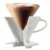 Gotejador de café de cerâmica Hario V60 tamanho 01 - Prepare café perfeito em casa com este dispositivo elegante e durável. Ideal para os amantes de café!