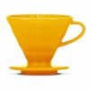 Gotejador de café Hario V60 em cerâmica tamanho 02 - preparo de café perfeito, design premium para entusiastas do café. Compre online!