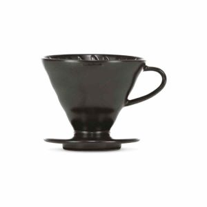 Gotejador de café em cerâmica Hario V60 tamanho 02: prepare café perfeito em casa! Design japonês premium para os amantes de café.