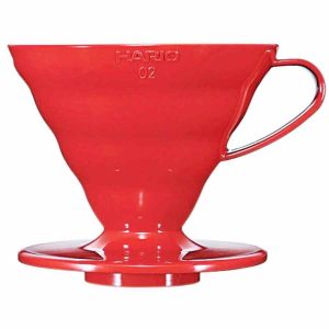 Gotejador Hario V60 Tamanho 02 em Plástico para Café - Utensílio de Café de Excelente Qualidade para Preparar Cafés Deliciosos.