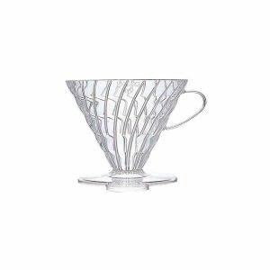 Gotejador Hario V60 Tamanho 03 em Plástico Transparente para café perfeito. Design duradouro e prático. Compre online já!