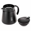 Elegante servidor Hario V60 isolado em aço inoxidável, tamanho 03, 800 ml, cor preta - ideal para café fresco e quente. Compre online!
