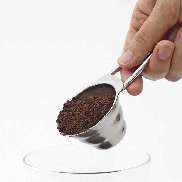 Colher medidora Hario V60 metálica para café: precisão e durabilidade para a sua experiência de café perfeita. Compre online agora!