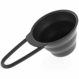 Colher medidora Hario V60 metálica, utensílio de alta qualidade para café artesanal, medida precisa e durabilidade garantida.