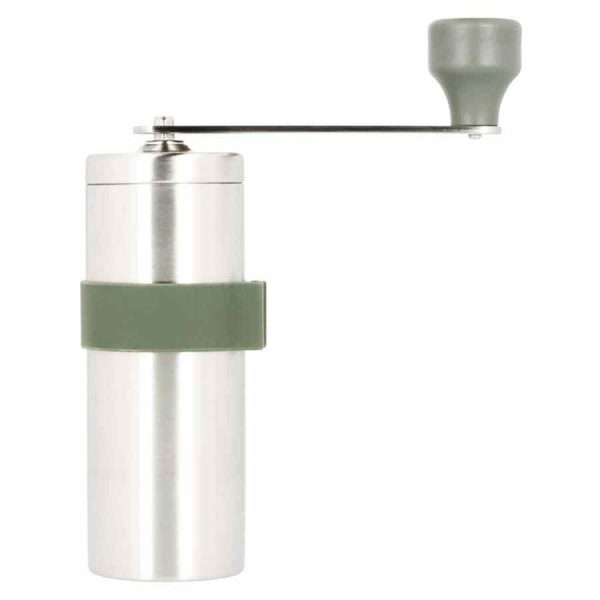 Moedor de café de metal Hario V60 para uso ao ar livre. Aprecie café fresco em qualquer lugar! Ideal para os amantes de café.