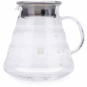 Servidor de gama Hario V60 para café - acessório premium para servir e manter o café quente. Compre agora e aproveite a qualidade superior!