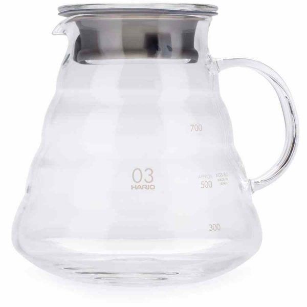 Servidor de gama Hario V60 para café - acessório premium para servir e manter o café quente. Compre agora e aproveite a qualidade superior!