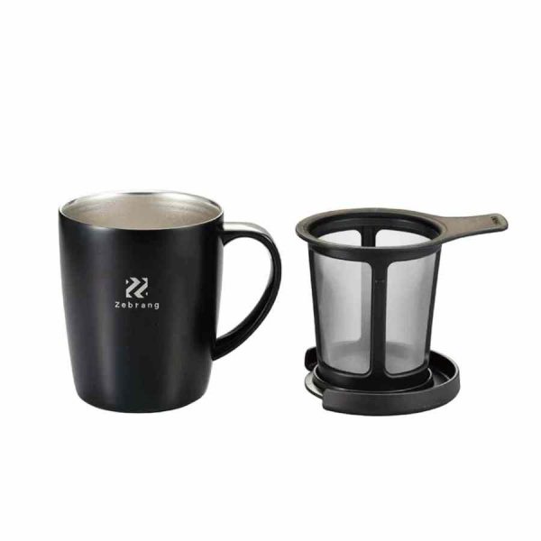 Caneca para cafeteira isolada de 300 ml da Hario Zebrang, ideal para café fresco. Mantém a temperatura e o sabor. Compre online!