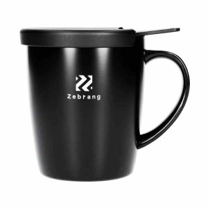 Caneca para cafeteira isolada Hario Zebrang 300 ml - Mantém o café quente por mais tempo, design exclusivo em zebra, ideal para apreciadores de café.