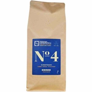 Torrefação de café Helsinque nº 4: a mistura perfeita para os amantes de café exigentes. Aprecie o sabor requintado em cada chávena!
