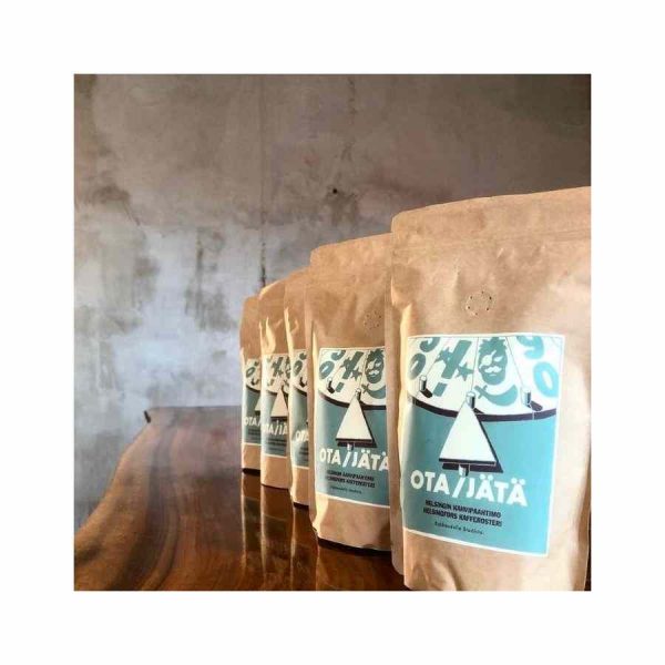 250 g de grãos de café de alta qualidade Helsinki Coffee Roastery Take/Leave para saborear em casa. Compre online agora!