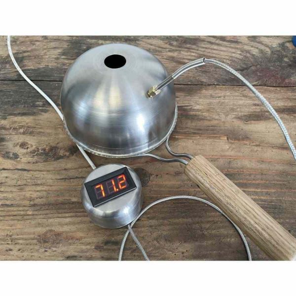 Torradeira de amostras de café Hive Cascabel Digital Dome - modelo Celsius para café fresco perfeito todos os dias.