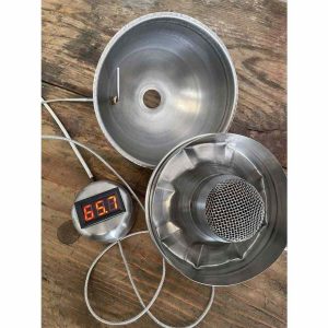 Torradeira de café Hive Cascabel Digital Dome - modelo Celsius para degustação, ideal para café de alta qualidade.