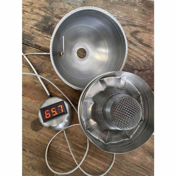 Torradeira de café Hive Cascabel Digital Dome - modelo Celsius para degustação, ideal para café de alta qualidade.