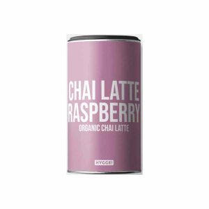 Pó de Chai Latte Orgânico Hygge com Framboesa para desfrutar, 250g - Bebida aconchegante e deliciosa para momentos especiais. Compre online!