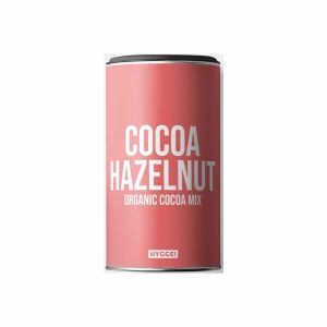 Delicioso híbrido: Hygge Pó Bebível de Cacau Orgânico e Avelã 250 g para momentos acolhedores em casa. Experimente já!