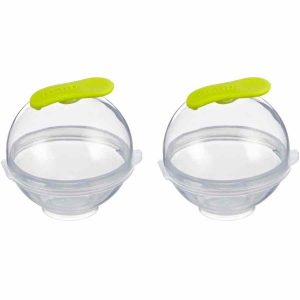Conjunto de moldes de qualidade premium para bola de gelo Ibili, ideal para cocktail, 2 peças - Loja Online.