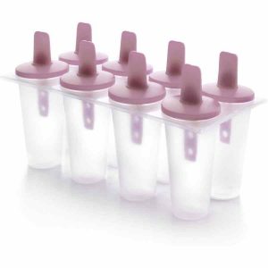 Conjunto de 8 moldes para sorvete Ibili - Crie sorvetes deliciosos em casa com estes moldes práticos e duráveis. Aproveite o verão!