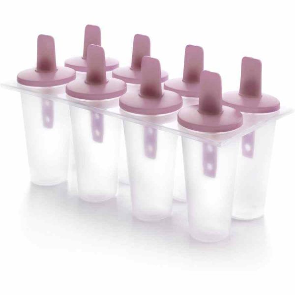 Conjunto de 8 moldes para sorvete Ibili - Crie sorvetes deliciosos em casa com estes moldes práticos e duráveis. Aproveite o verão!