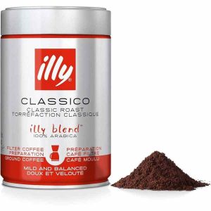 Café moído Illy Classico 250g para filtrar, um clássico de qualidade premium. Aromático e delicioso. Aproveite esta oferta exclusiva!