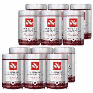 Café Illy Espresso Intenso 250 g - O café intenso e aromático perfeito para apreciadores exigentes. Compre online e desfrute de qualidade superior.